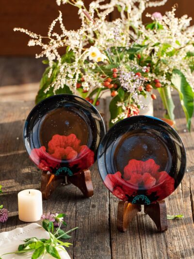 Scarlet Quarter Plates